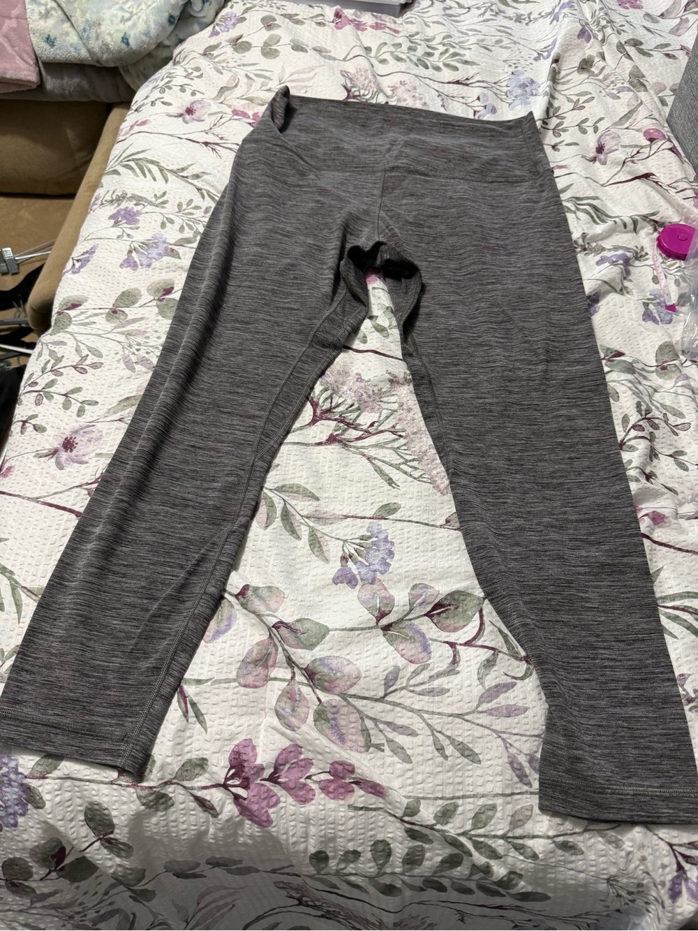 lululemon athletica Heathered Gray High-Rise Leggings D9